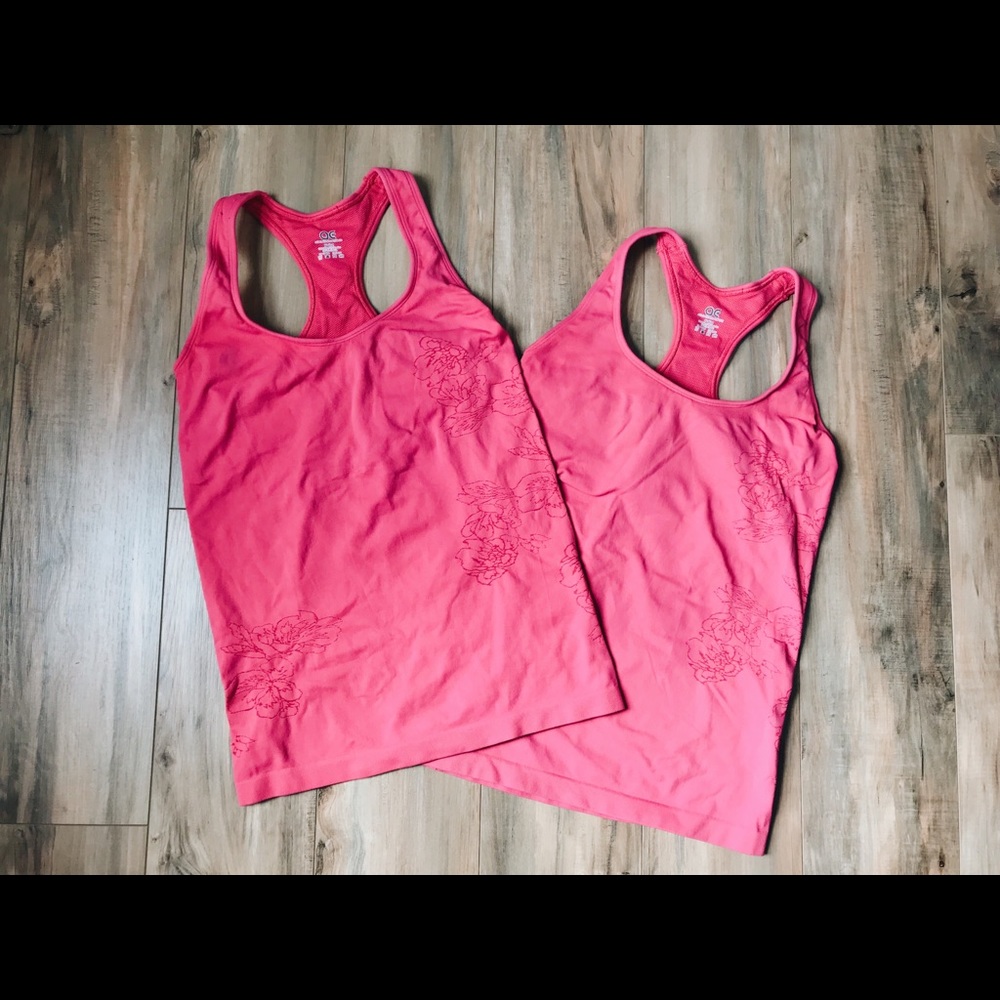 Athletic Essentials Workout Tanks w/Sports Bra